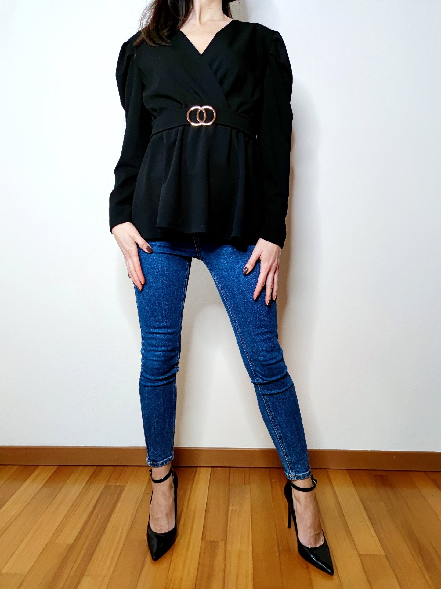 Blusa nera