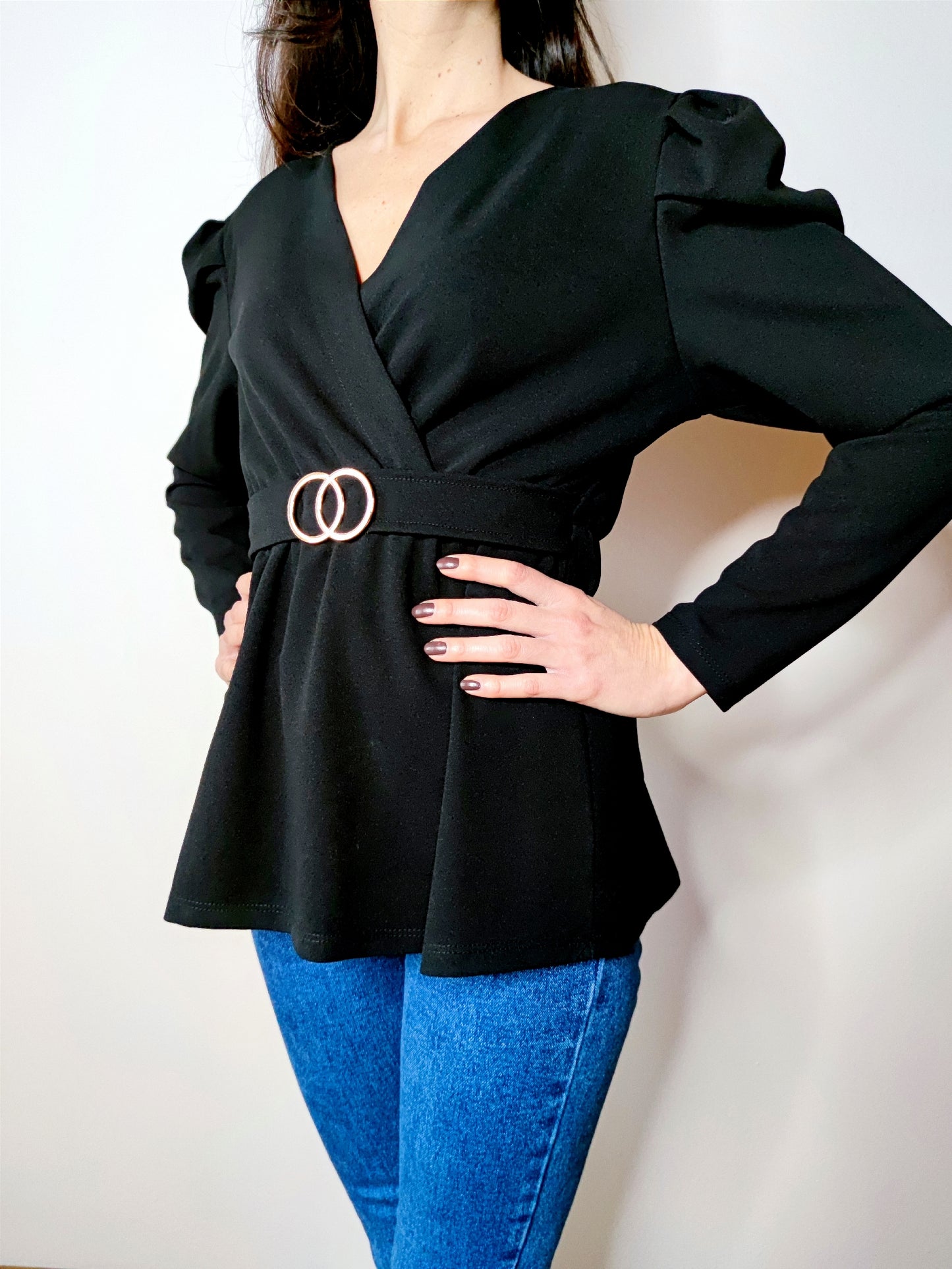 Blusa nera