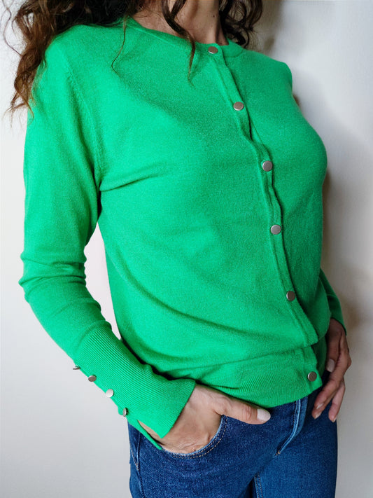 Cardigan verde