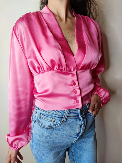 Blusa in raso