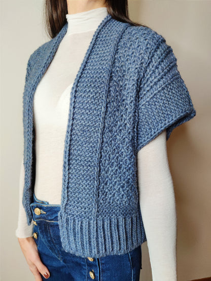 Cardigan giacca uncinetto