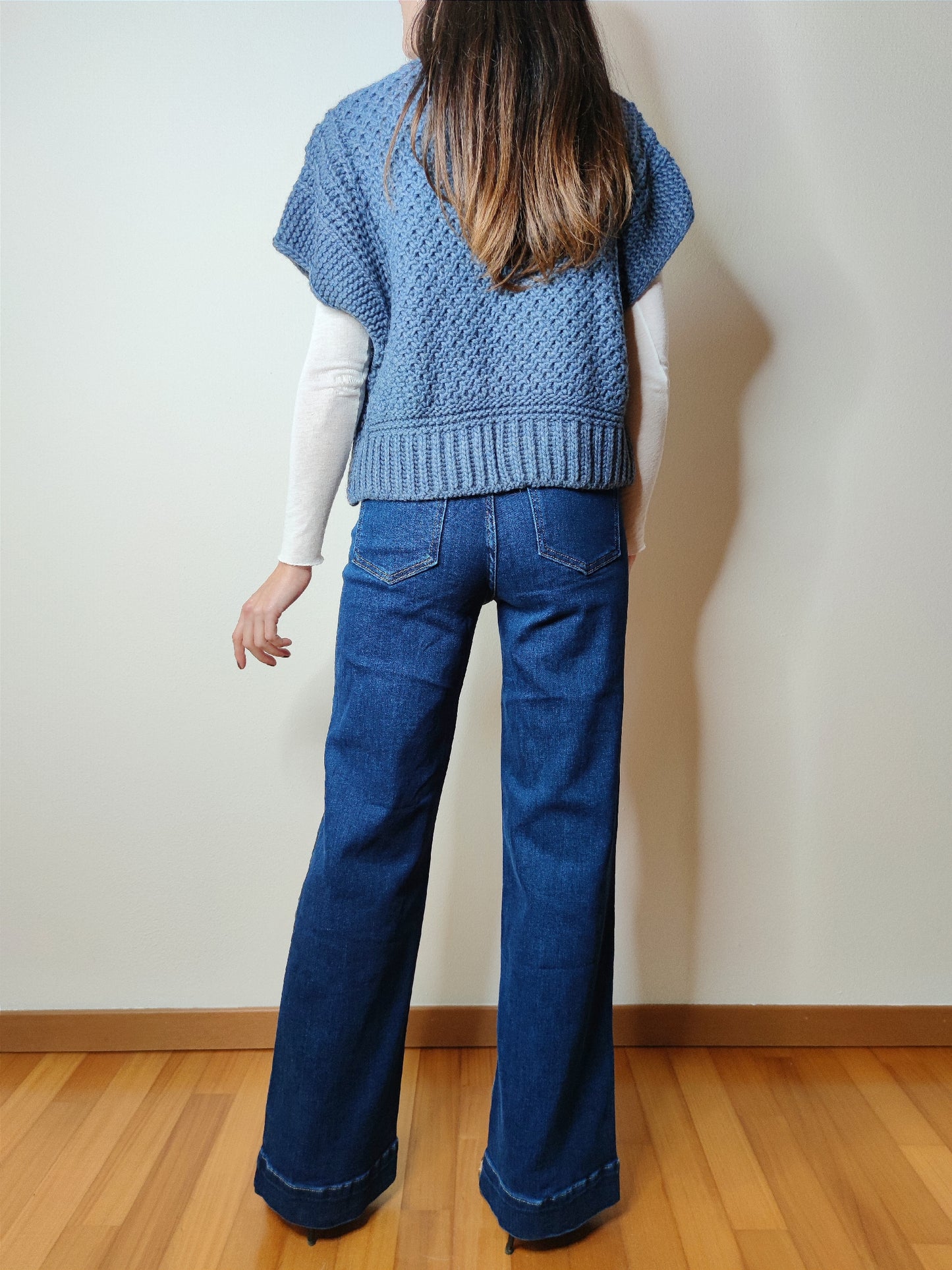 Cardigan giacca uncinetto