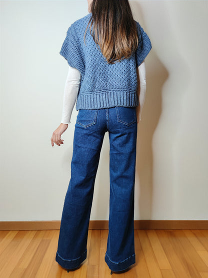 Cardigan giacca uncinetto