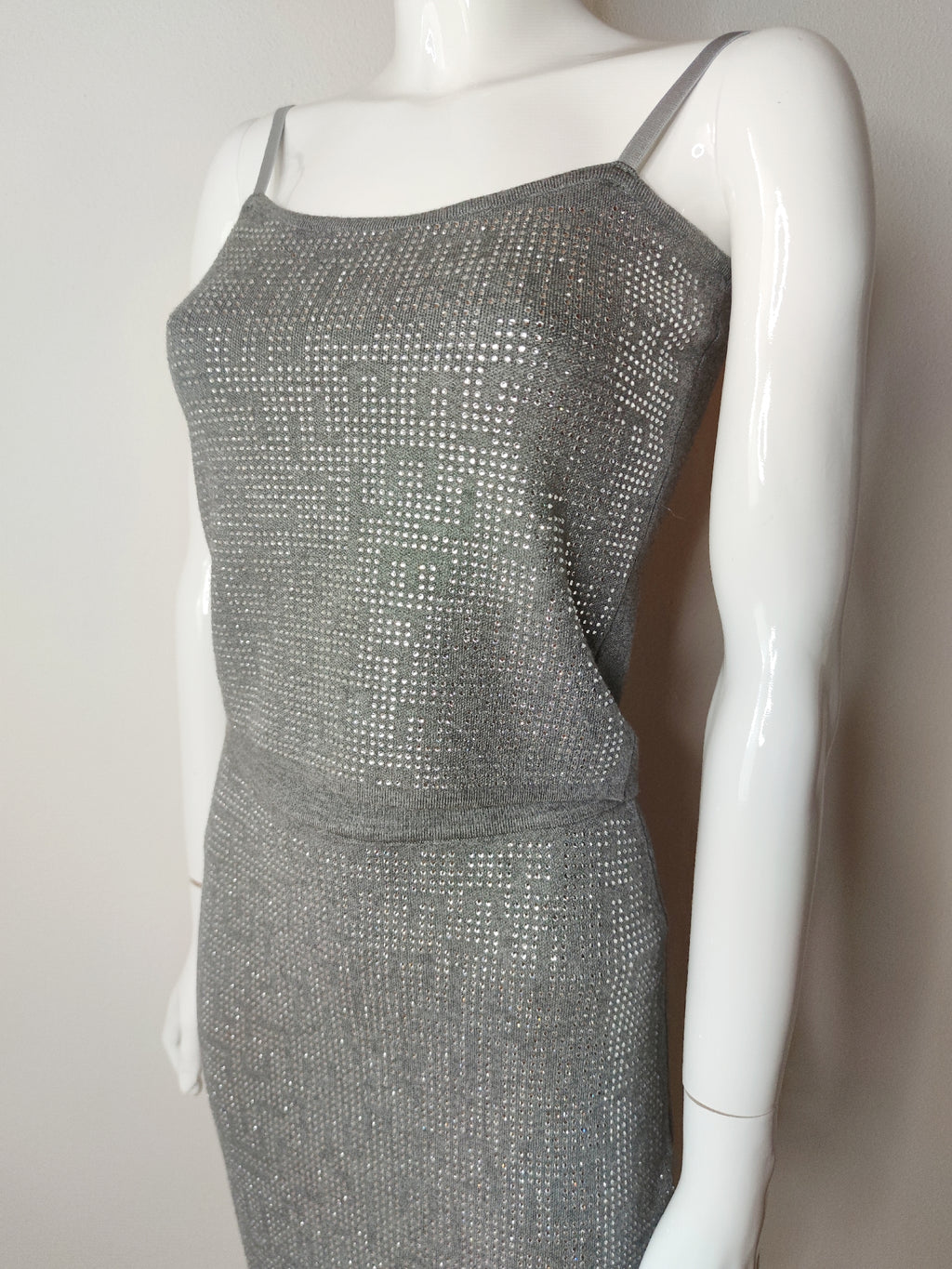 Coordinato elegante con strass