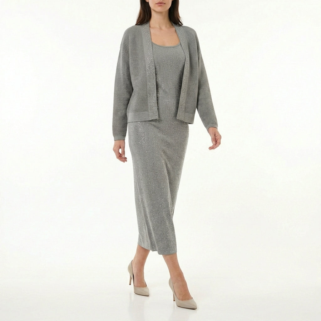 Coordinato elegante con strass