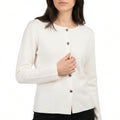 Cardigan giacca con bottoni