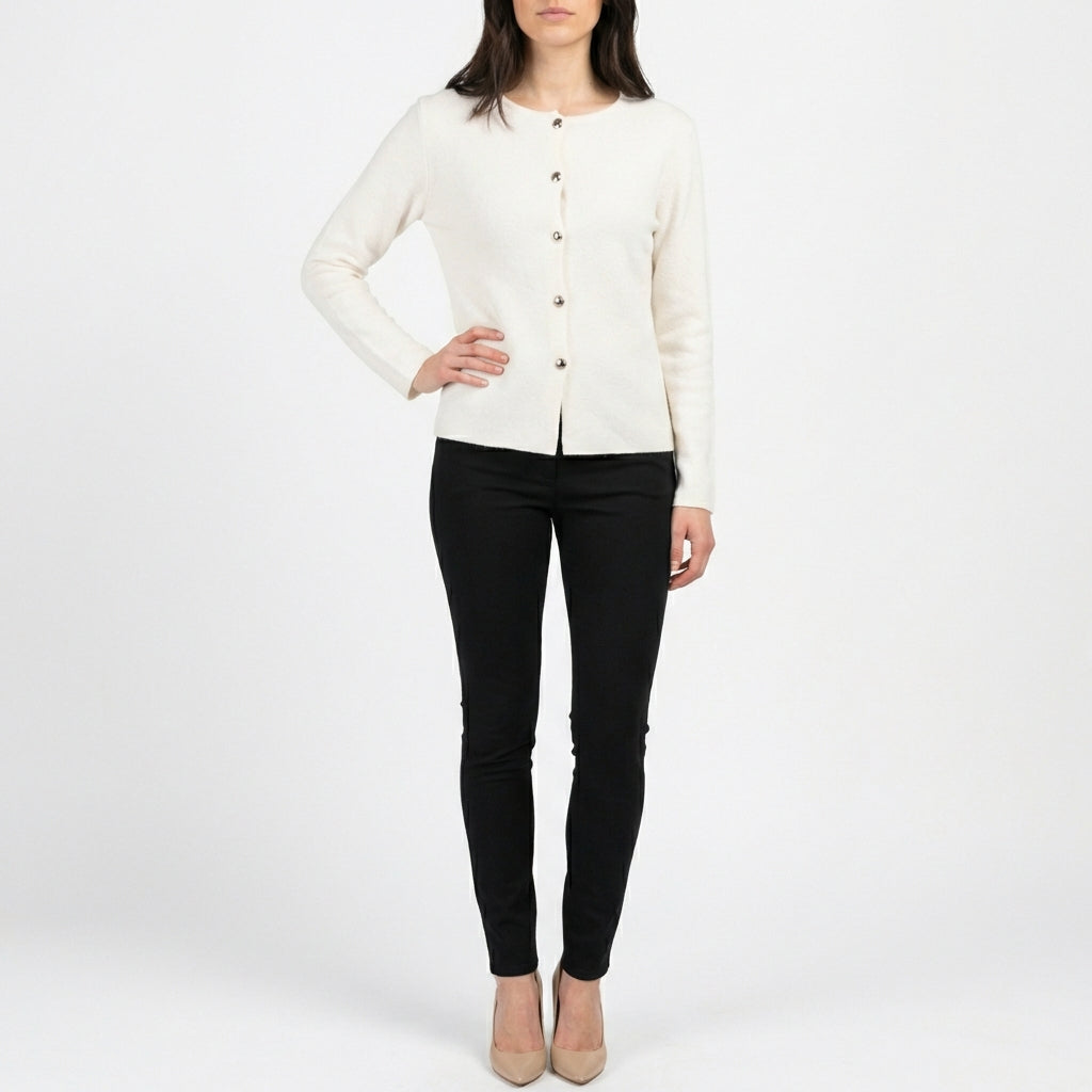 Cardigan giacca con bottoni