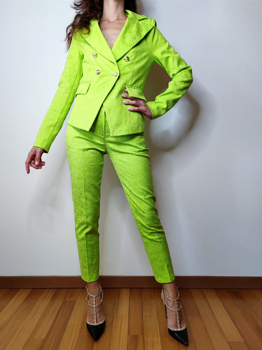 Tailleur jacquard