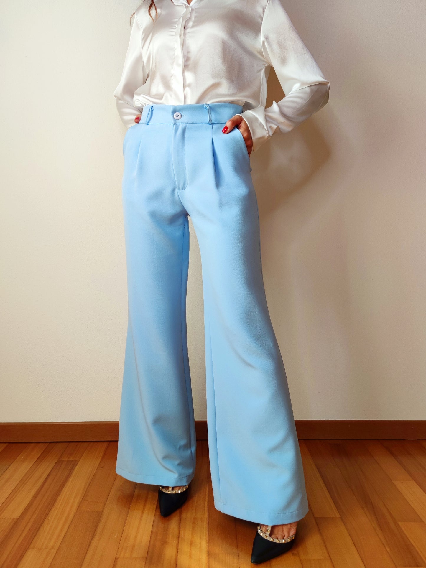 Pantalone celeste