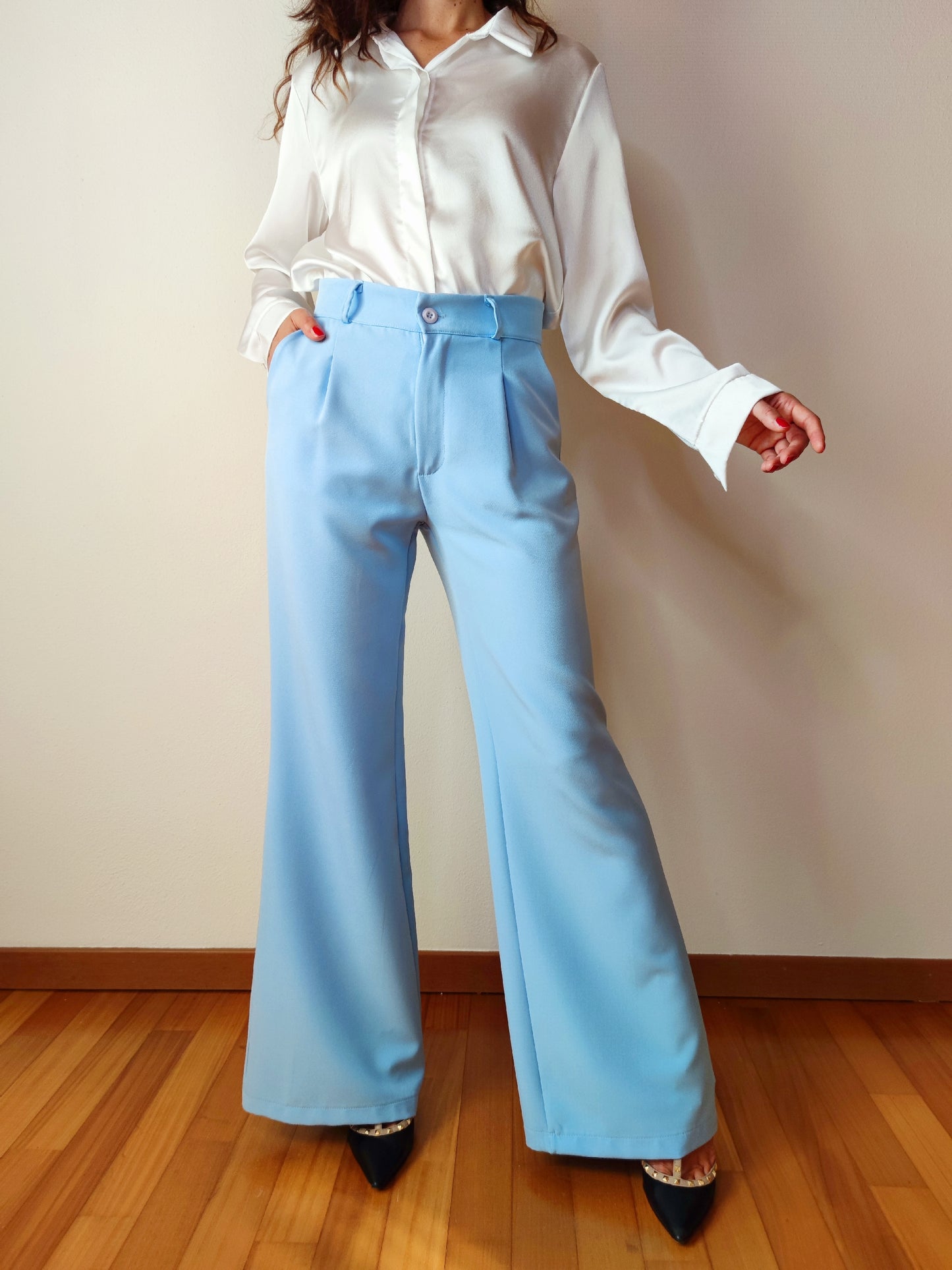 Pantalone celeste