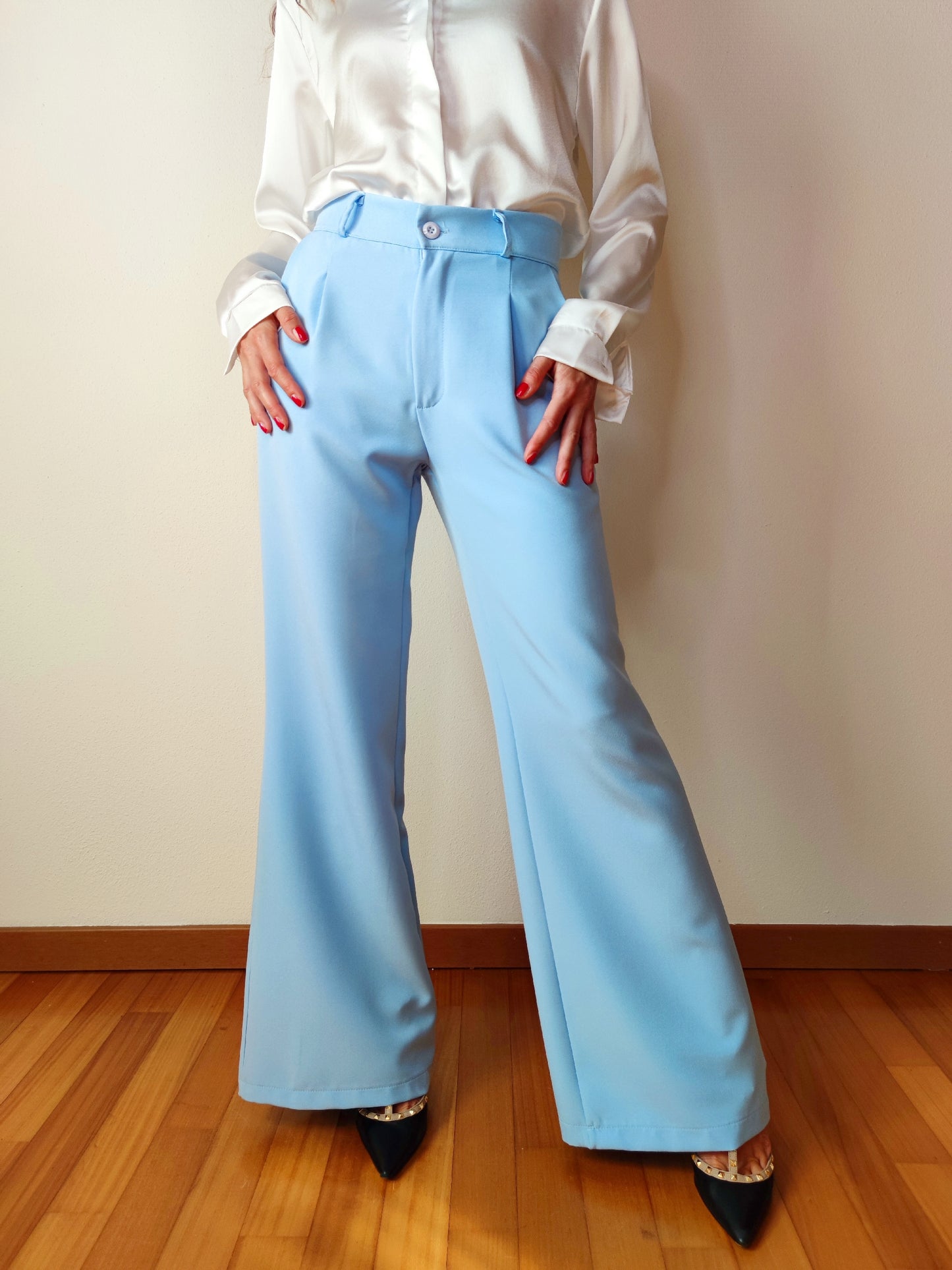 Pantalone celeste