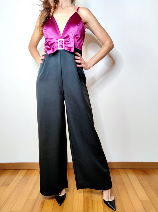 Jumpsuit elegante con fiocco