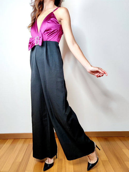 Jumpsuit elegante con fiocco