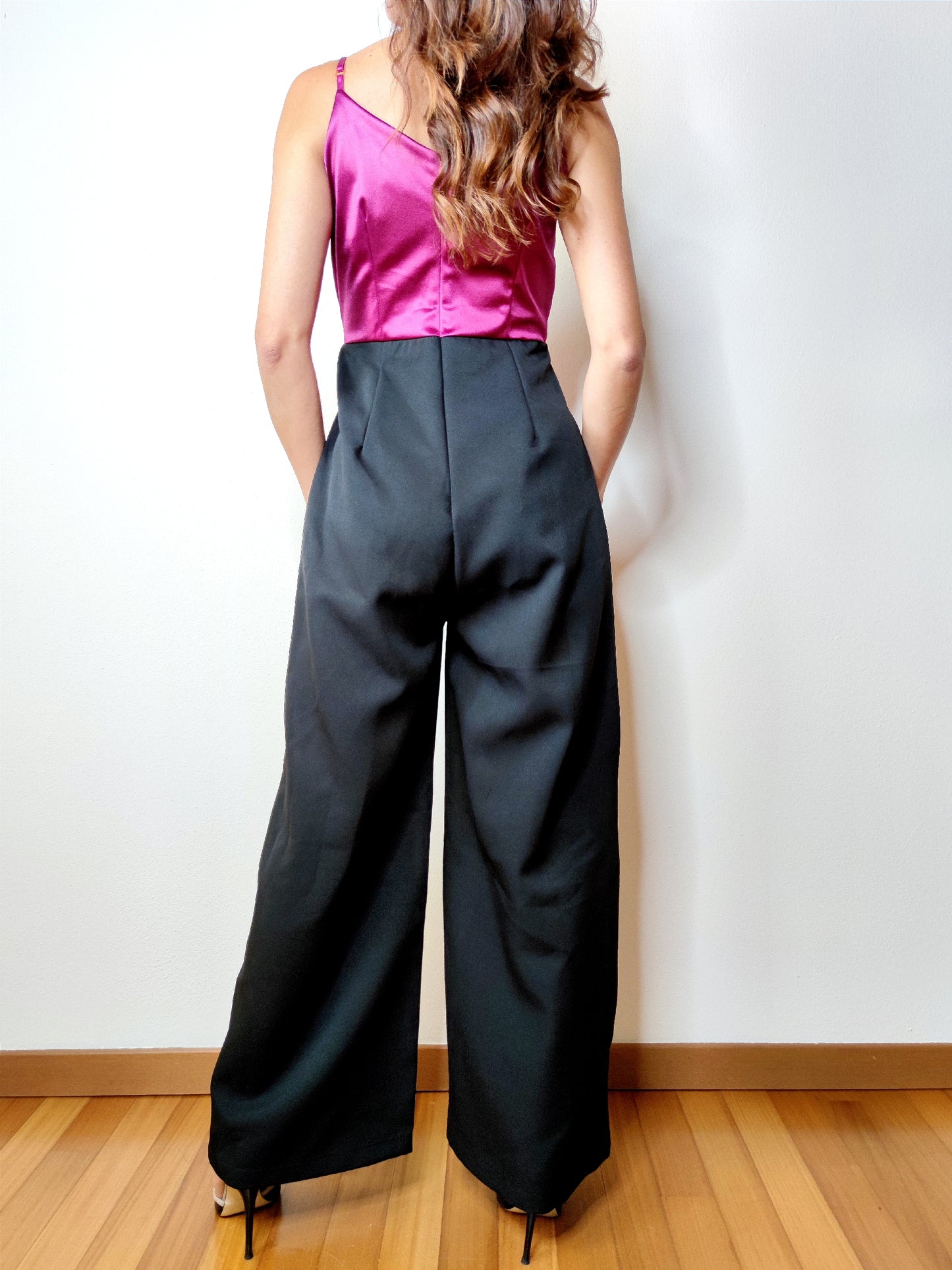 Jumpsuit elegante con fiocco