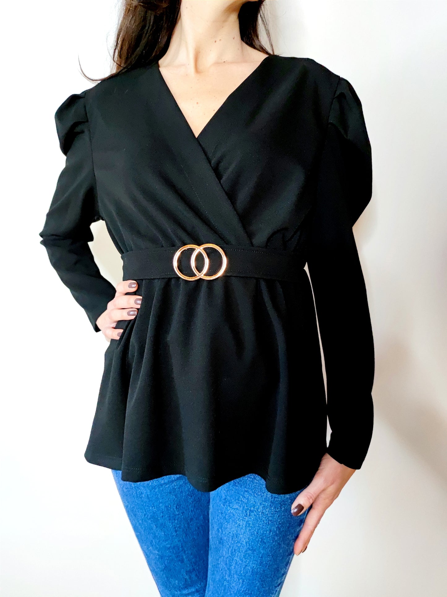 Blusa nera