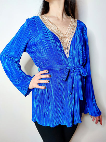 Blusa plissè