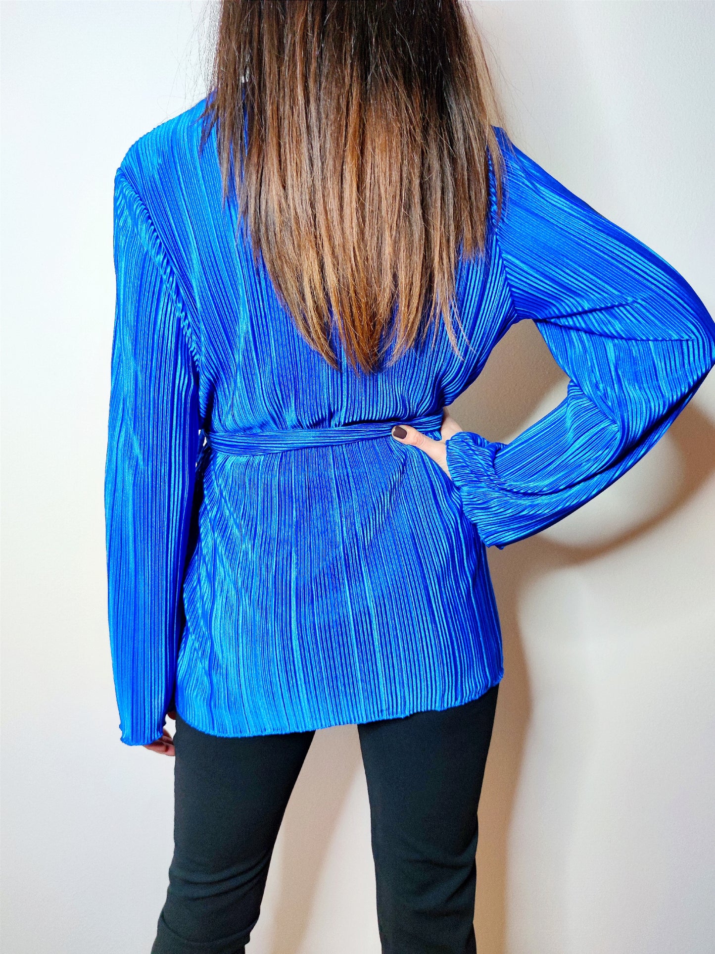 Blusa plissè