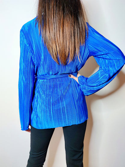 Blusa plissè
